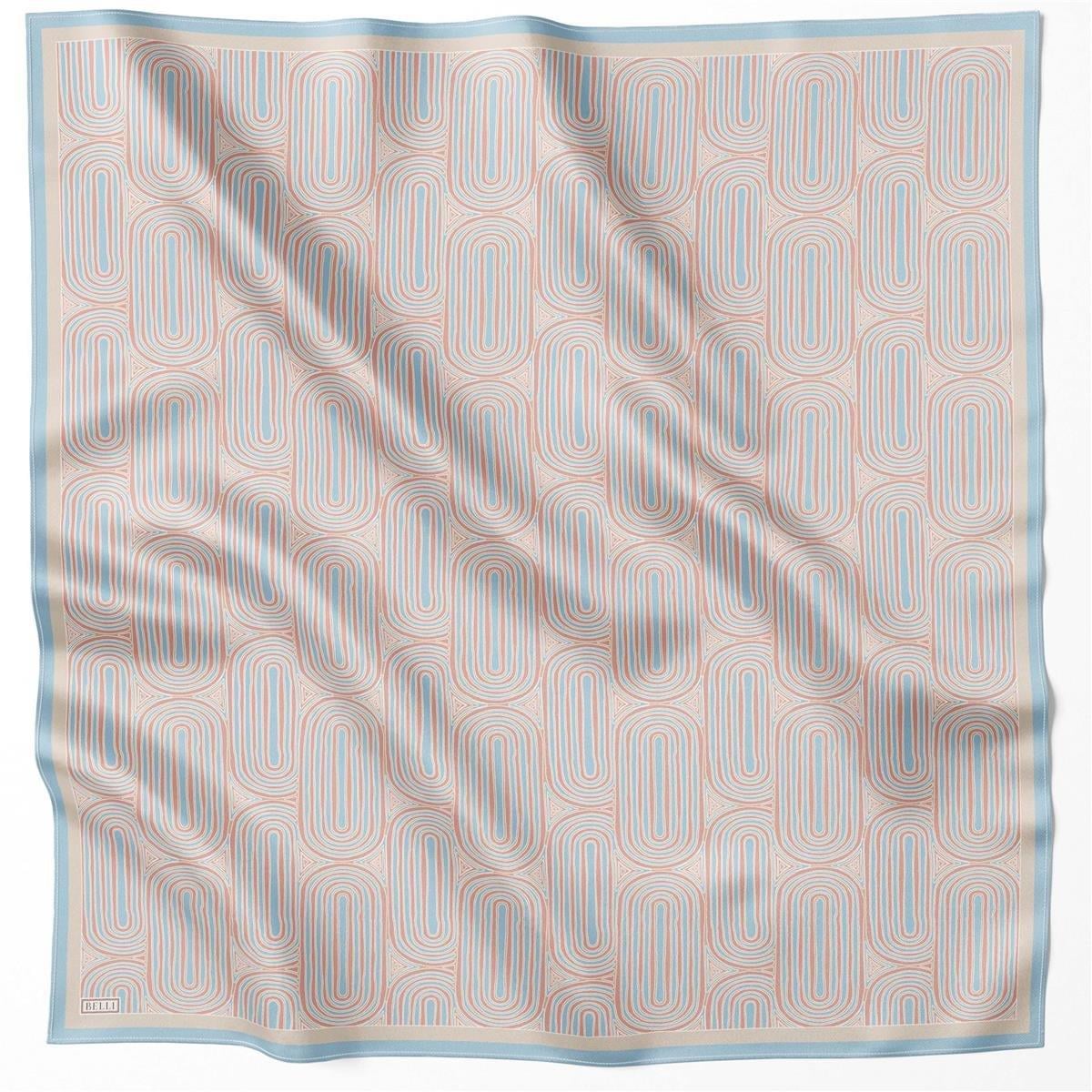 Belli İpek Eşarp - 4209-33 Somon Twill