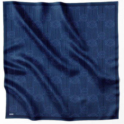 Belli İpek Eşarp - 4209-53 Lacivert Twill