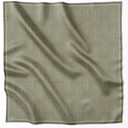 Belli İpek Eşarp - 4209-82 Haki Twill