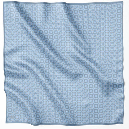 Belli İpek Eşarp - 4215-08 İndigo Twill