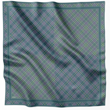 Belli İpek Eşarp - 4218-50 Yeşil Twill