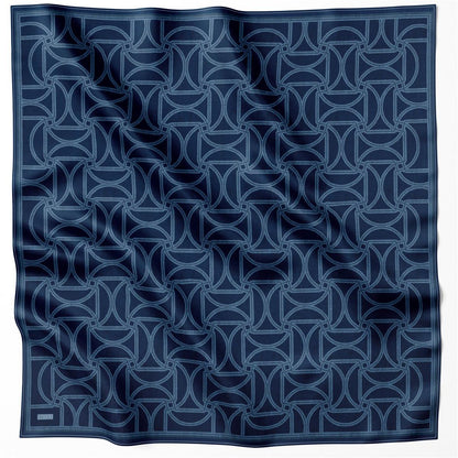 Belli İpek Eşarp - 4221-56 Lacivert Twill