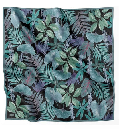 Belli İpek Eşarp - 4225-80 Siyah Twill