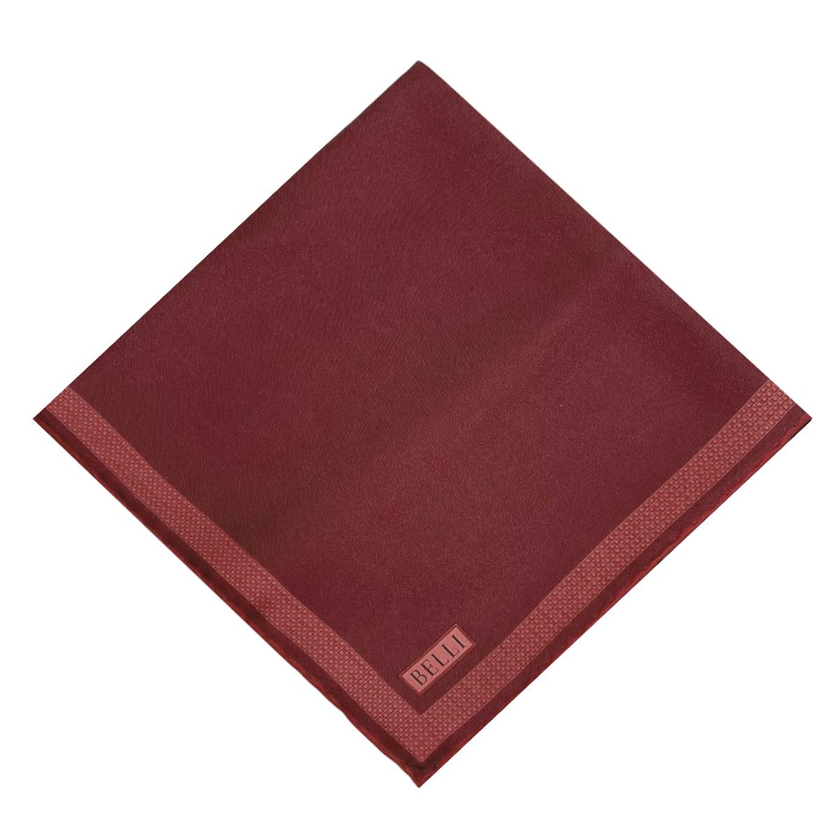 Belli İpek Eşarp - 4129-04 Bordo Twill