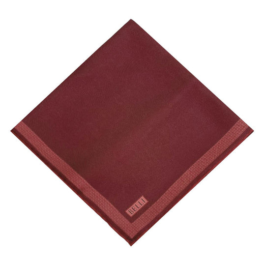 Belli İpek Eşarp - 4129-04 Bordo Twill