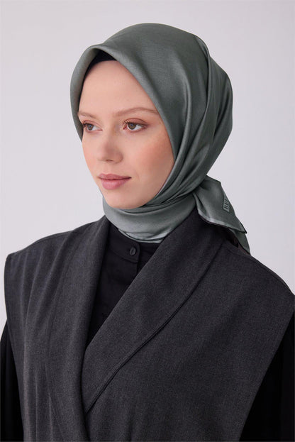 Belli İpek Eşarp - 4305-01 Gri Twill