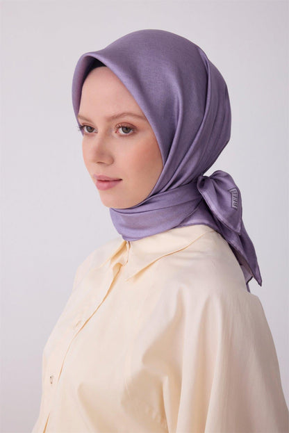 Belli İpek Eşarp - 4305-05 Lila Twill