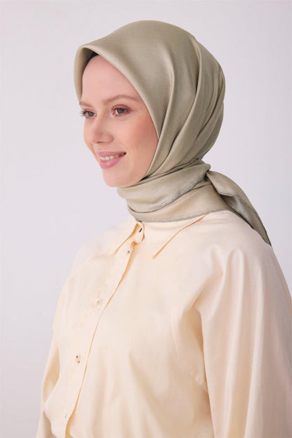 Belli İpek Eşarp - 4305-82 Bej Twill