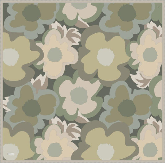 Belli İpek Eşarp - 4306-36 Yeşil Twill