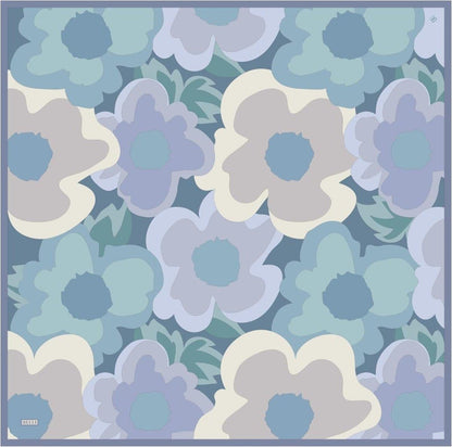 Belli İpek Eşarp - 4306-37 Mavi Twill