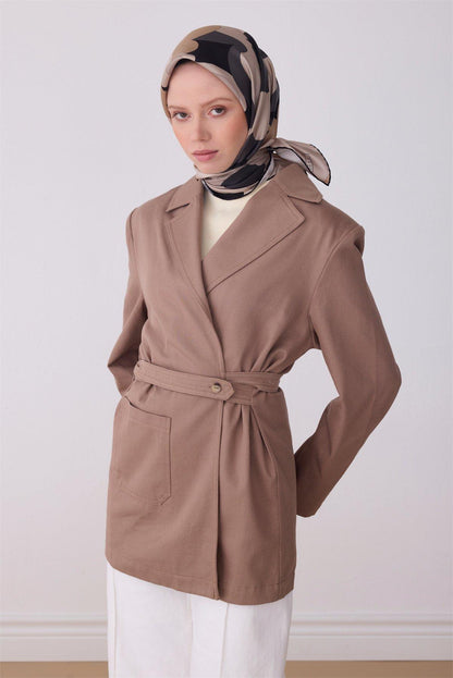 Belli İpek Eşarp - 4306-89 Siyah Taş Twill