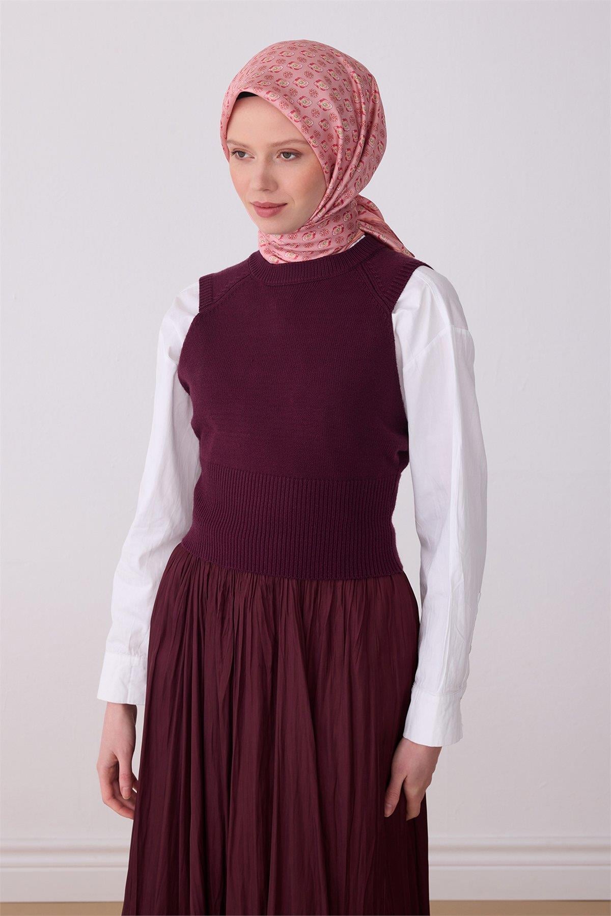 Belli İpek Eşarp - 4308-03 Pembe Twill