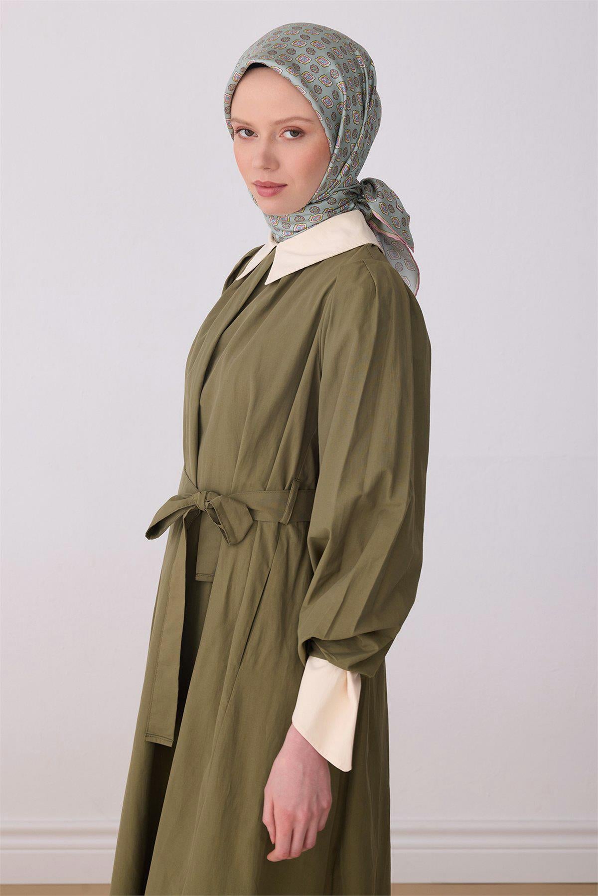 Belli İpek Eşarp - 4308-34 Mint Twill