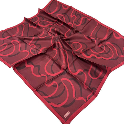 Belli İpek Eşarp - 4309-31 Bordo Twill