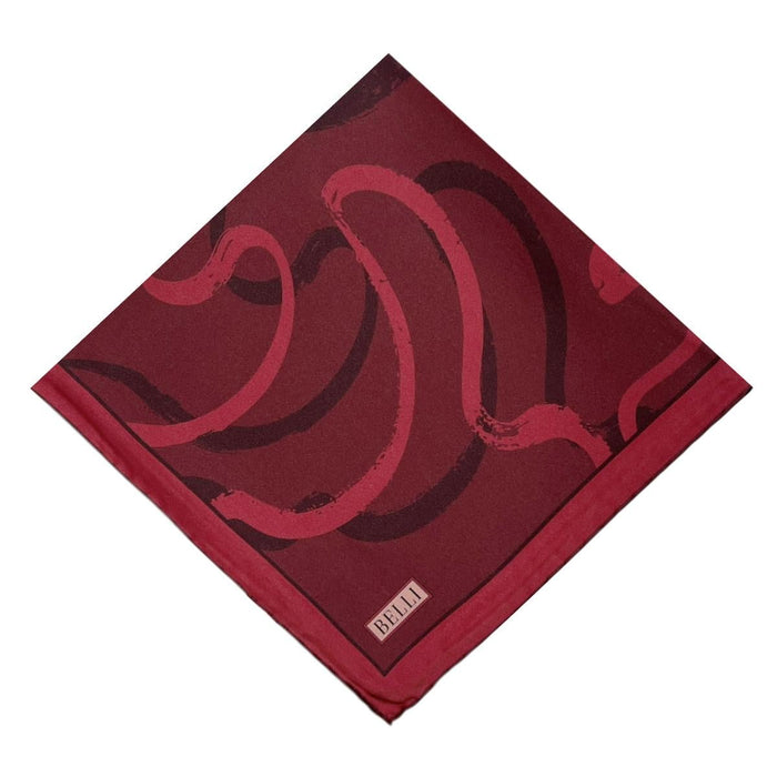 Belli İpek Eşarp - 4309-31 Bordo Twill