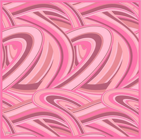 Belli İpek Eşarp - 4311-81 Pembe Twill