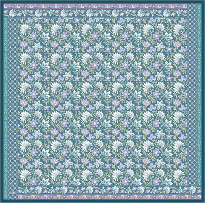 Belli İpek Eşarp - 4314-52 Mavi Twill