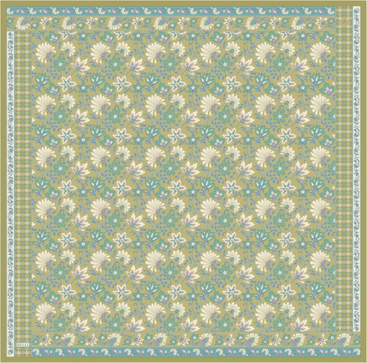 Belli İpek Eşarp - 4314-83 Yeşil Twill