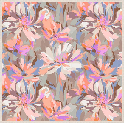 Belli İpek Eşarp - 4315-33 Pudra Pembe Twill