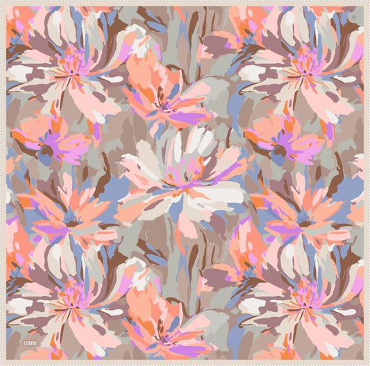 Belli İpek Eşarp - 4315-33 Pudra Pembe Twill
