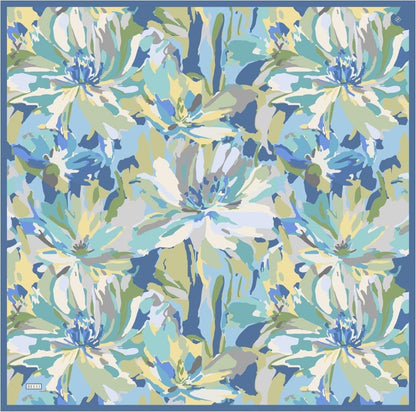 Belli İpek Eşarp - 4315-83 Turkuaz Twill