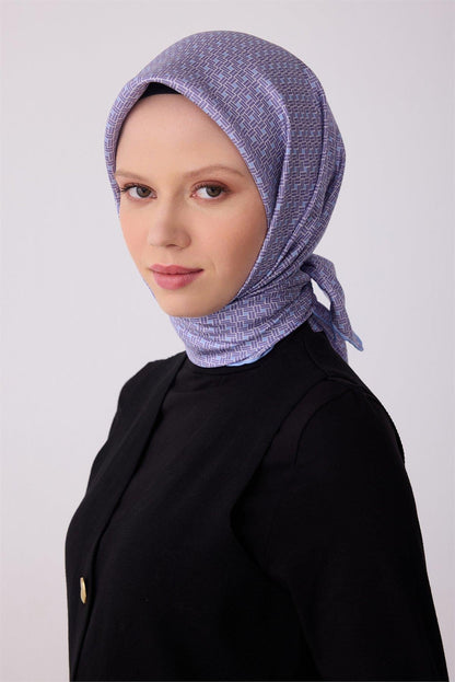 Belli İpek Eşarp - 4317-36 Mor Twill