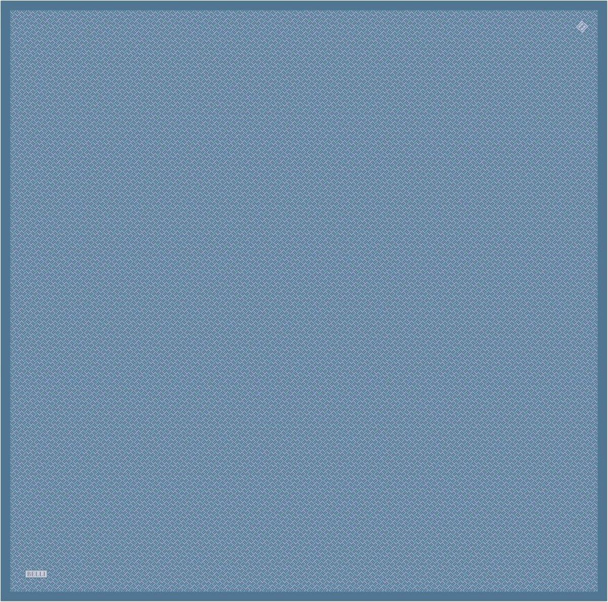 Belli İpek Eşarp - 4317-50 Mavi Twill