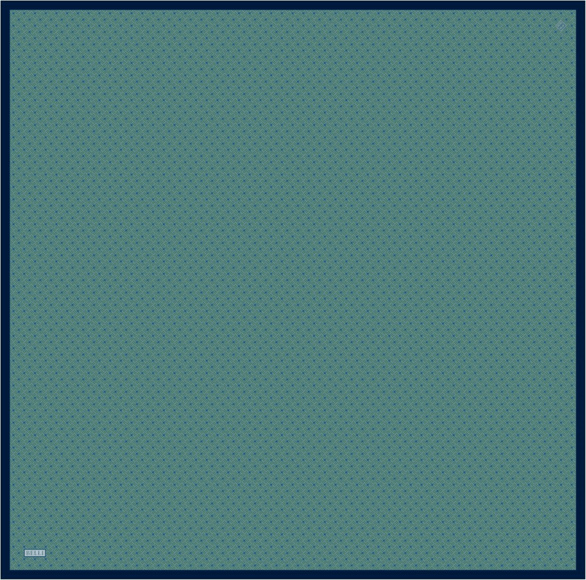 Belli İpek Eşarp - 4317-85 Petrol Twill