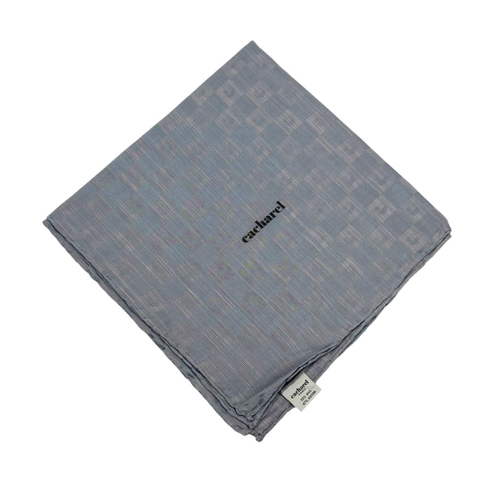 Cacharel Jakarlı İpek Koton Eşarp - 8932982-971 Gümüş