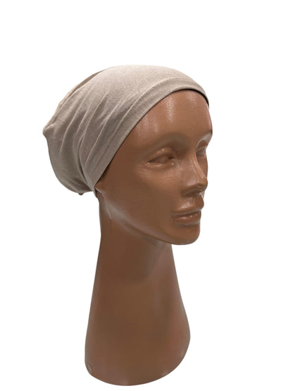 Dikişli Penye Bone - Nude