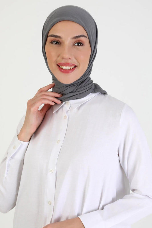 Harem Scarf Amor Eşarp - Füme