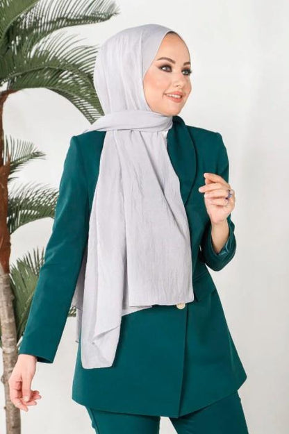 Harem Scarf Amor Şal - Gümüş