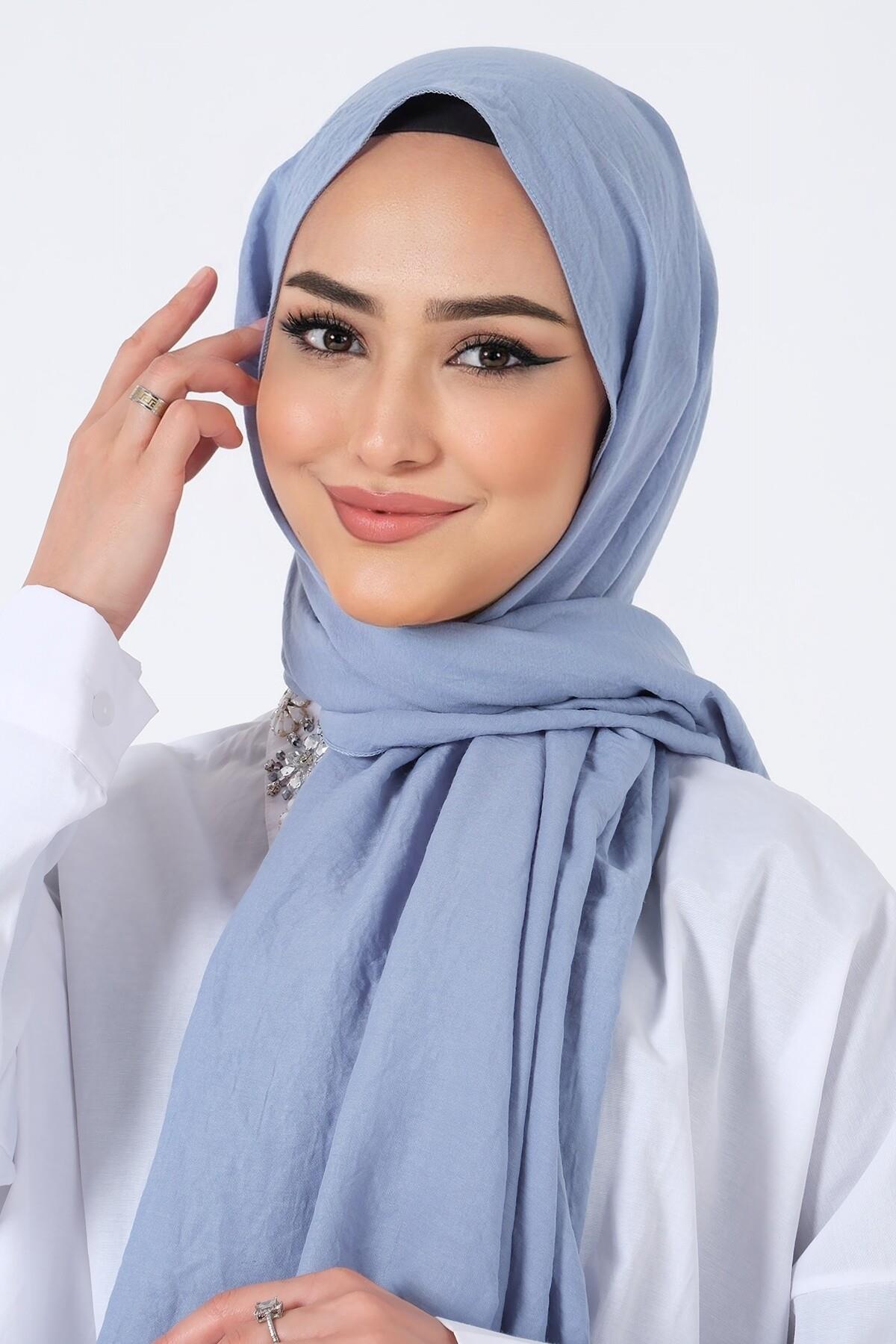 Harem Scarf Amor Şal - Kot Mavi