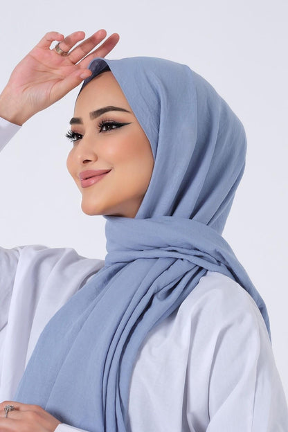 Harem Scarf Amor Şal - Kot Mavi