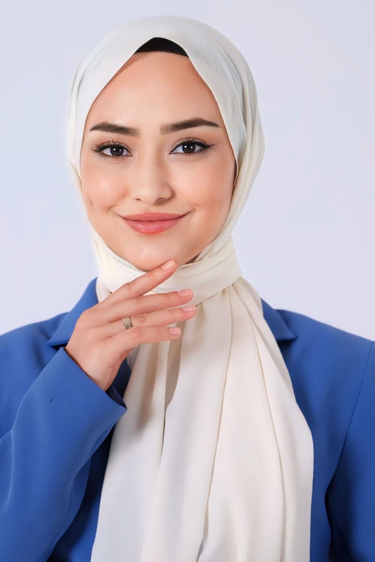 Harem Scarf Asya Şal - Ekru