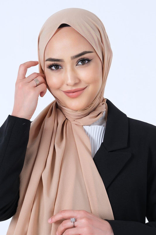 Harem Scarf Asya Şal - Sütlü Kahve