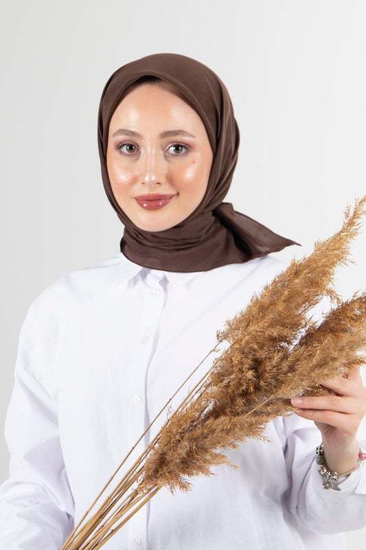 Harem Scarf Brisa Vual Eşarp - Acı Kahve