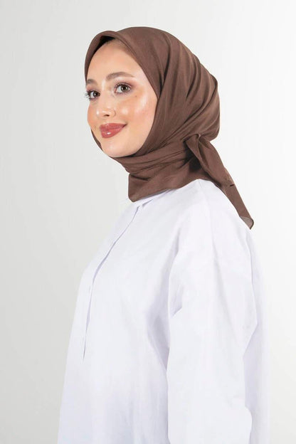 Harem Scarf Brisa Vual Eşarp - Açık Kahve