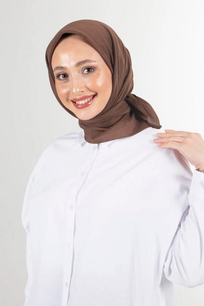 Harem Scarf Brisa Vual Eşarp - Açık Kahve