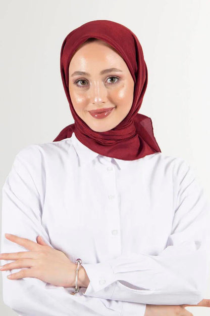 Harem Scarf Brisa Vual Eşarp - Kızılcık