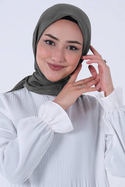 Harem Scarf Brisa Vual Eşarp - Koyu Füme