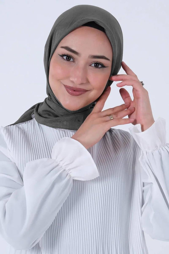 Harem Scarf Brisa Vual Eşarp - Koyu Füme