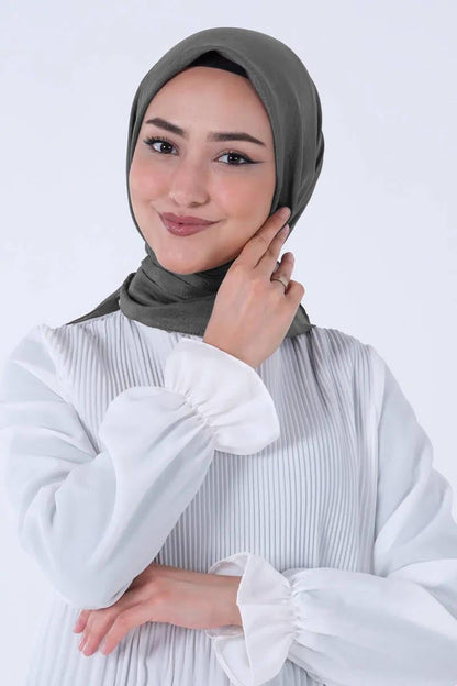 Harem Scarf Brisa Vual Eşarp - Koyu Füme