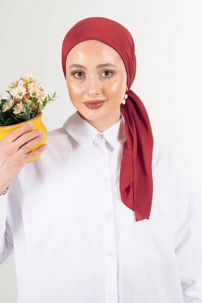 Harem Scarf Brisa Vual Eşarp - Vişne