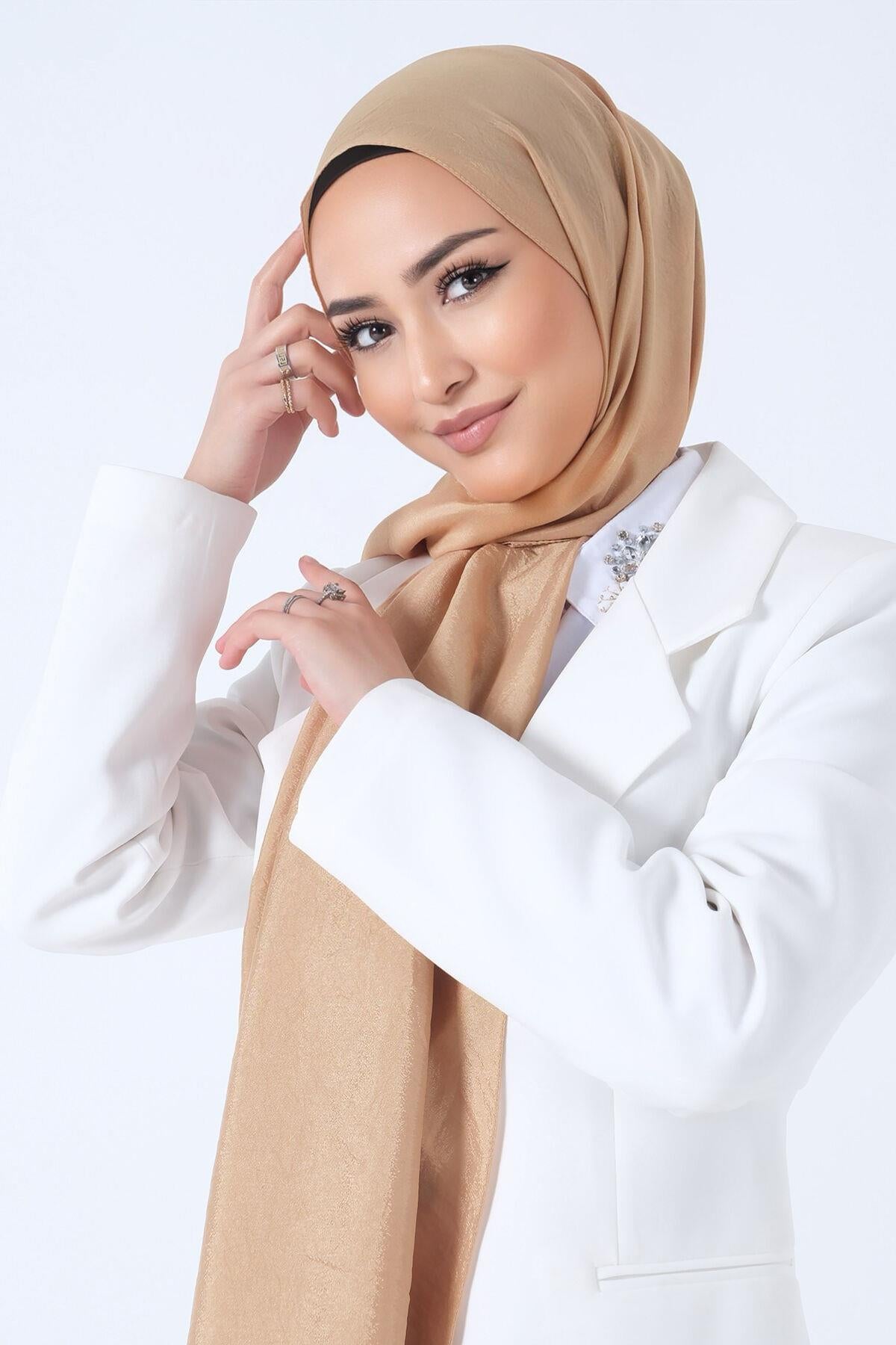 Harem Scarf Brisa Vual Şal - Gold