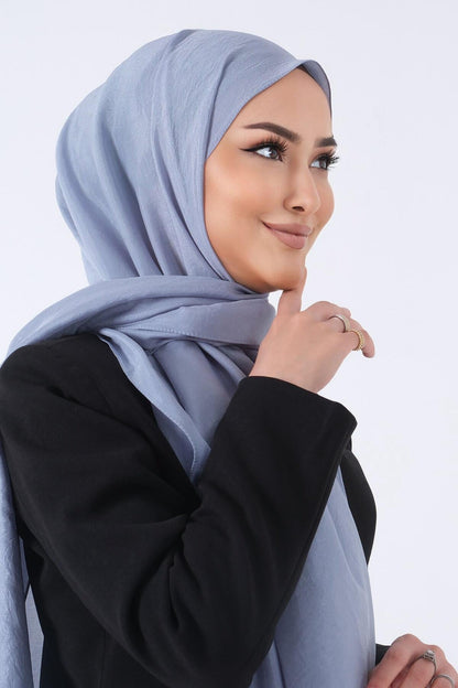 Harem Scarf Brisa Vual Şal - Kot Mavi