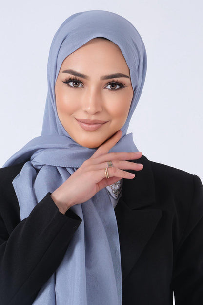Harem Scarf Brisa Vual Şal - Kot Mavi