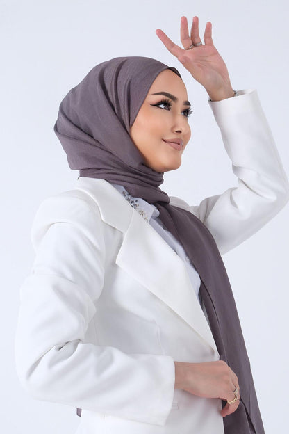 Harem Scarf Brisa Vual Şal - Koyu Füme