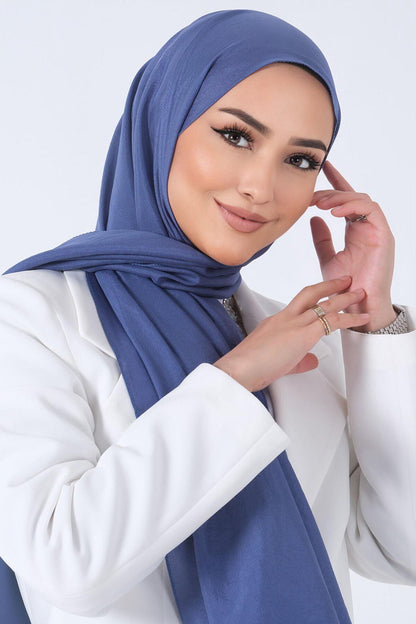 Harem Scarf Brisa Vual Şal - Koyu İndigo