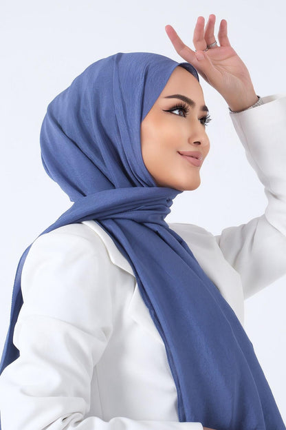 Harem Scarf Brisa Vual Şal - Koyu İndigo